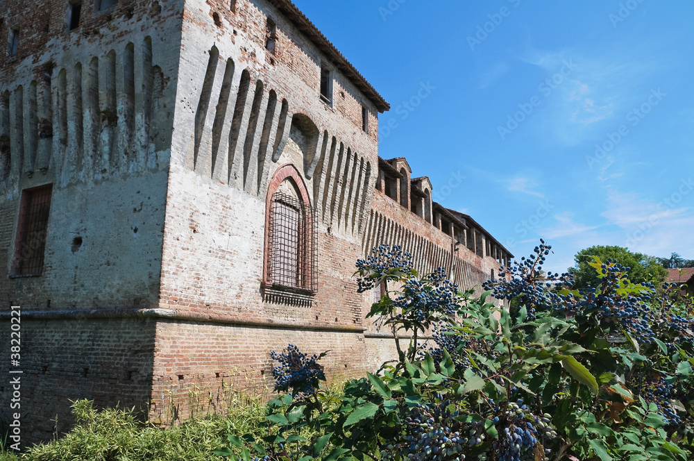 Fototapeta premium Castle of Roccabianca. Emilia-Romagna. Italy.
