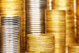 coins stack background