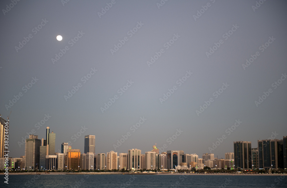 Fototapeta premium Abu Dhabi Skyline