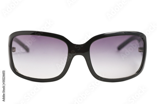 Stylish sunglasses isolated on white