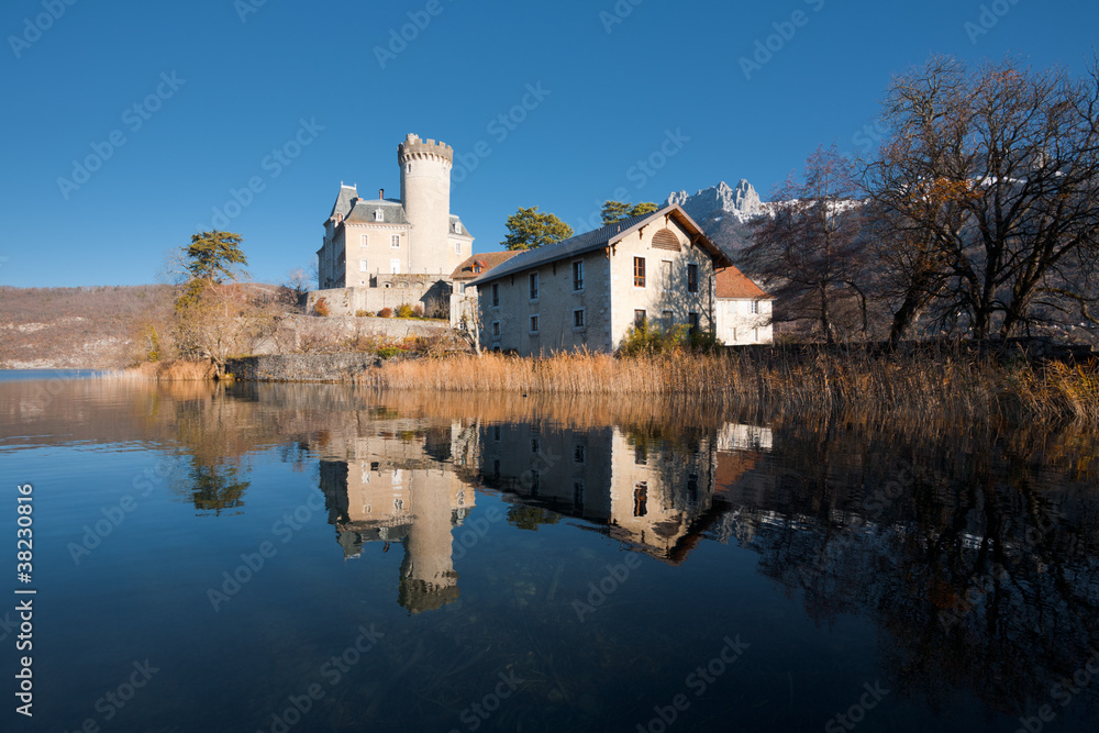 Reflected Castle France Horizontal