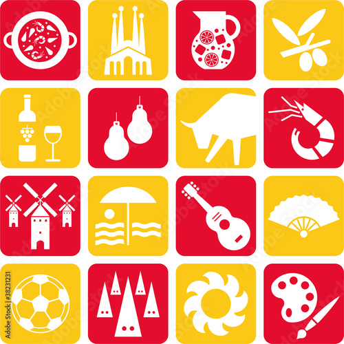Spain pictograms