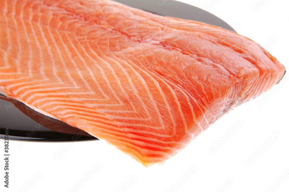 piece of salmon fillet piece of salmon fillet