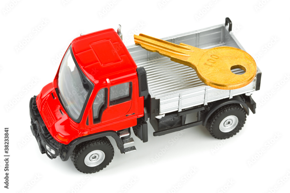 Toy car truck with key Toy car truck with key