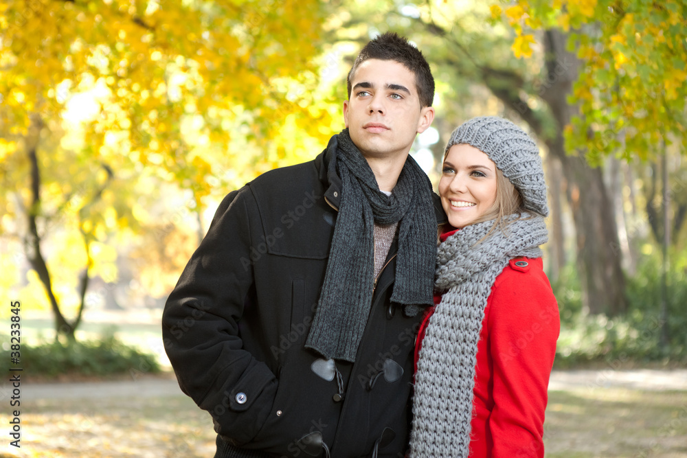 Fototapeta premium young fashion couple