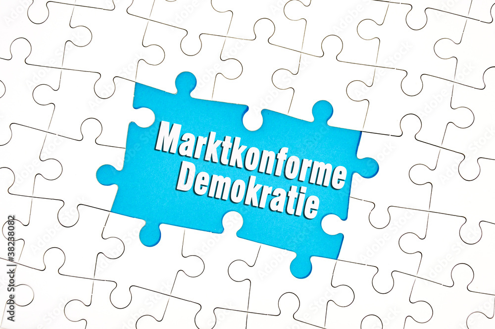 Marktkonforme Demokratie Marktkonforme Demokratie