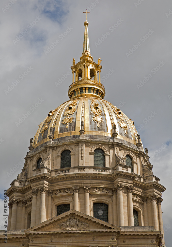 Paris - Les Invalides church - cupola