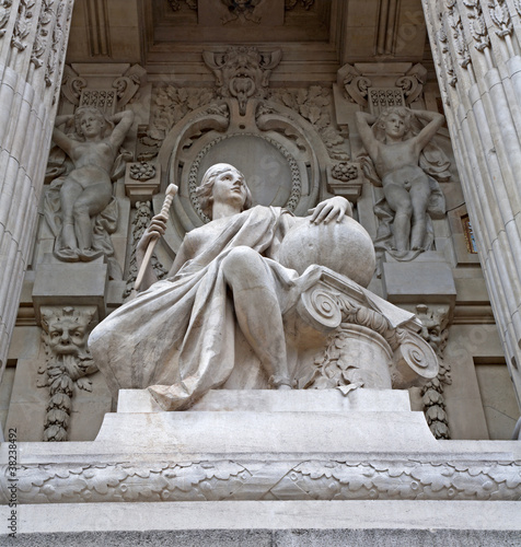 Paris - statue from Grand Palais - Big Palace