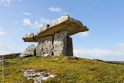 Poulnabrone dolmen, the Burren, County Clare, Ireland photo