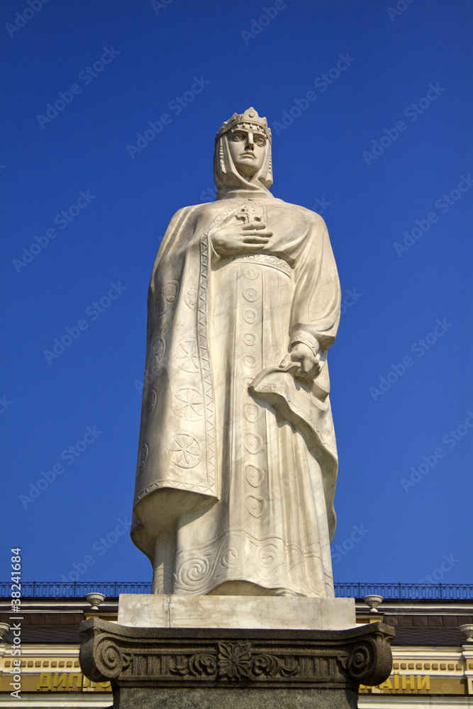Saint Olga monument, Kiev, Ukraine