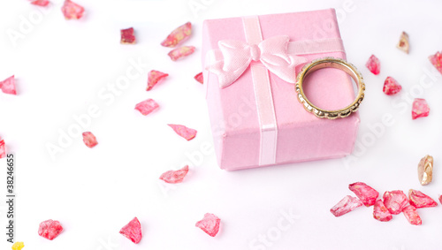 Pink small holiday box