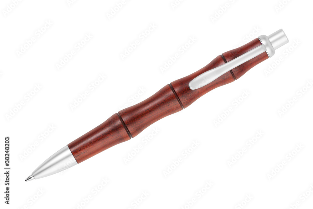 Naklejka premium Automatic ball pen from a tree