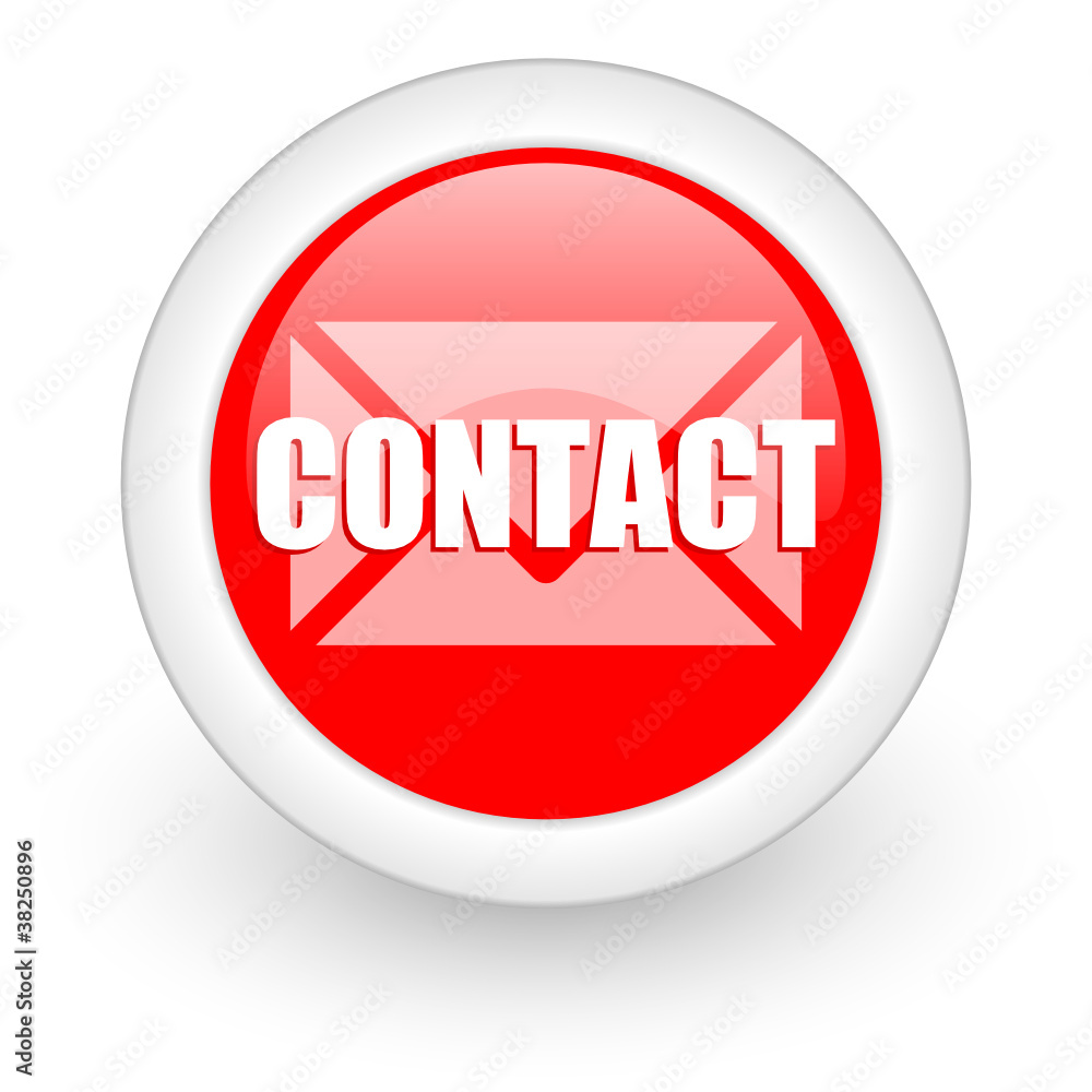 contact glossy button contact glossy button