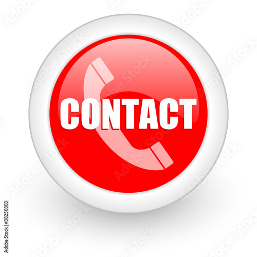 contact glossy button