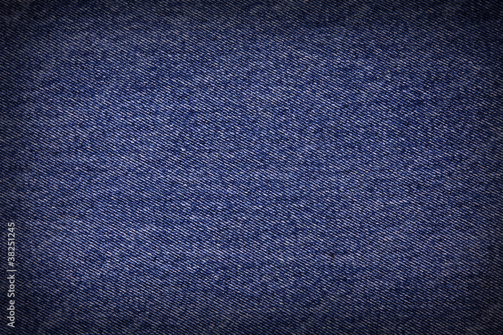 Striped textured used blue jeans Striped textured used blue jeans