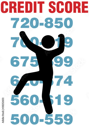 Consumer climbs up better credit card score