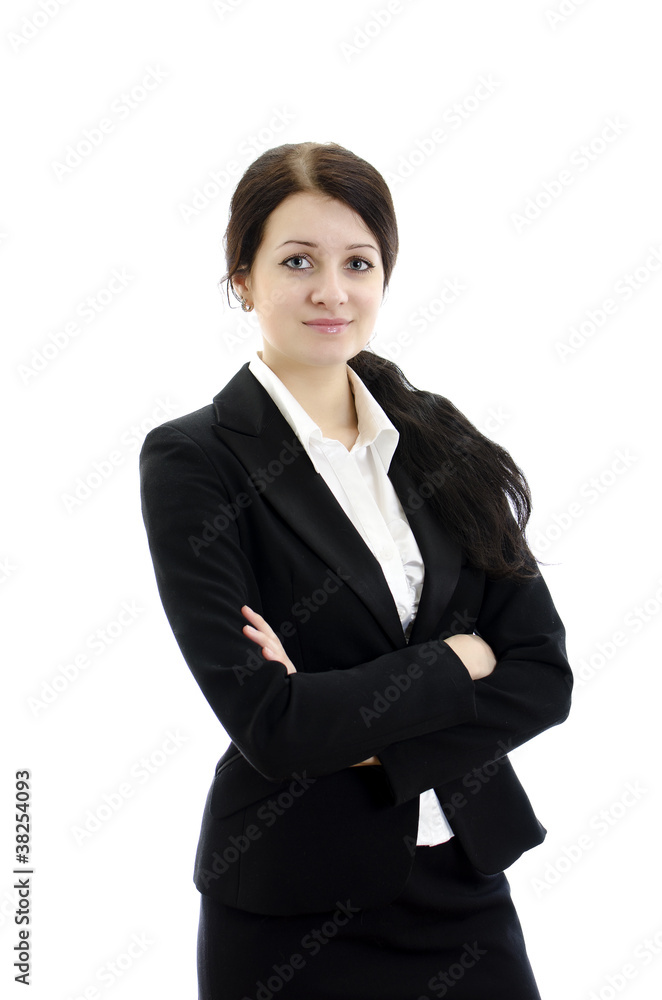 Portrait of a young attractive business woman Portrait of a young attractive business woman