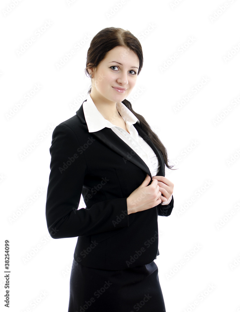 Portrait of a young attractive business woman Portrait of a young attractive business woman