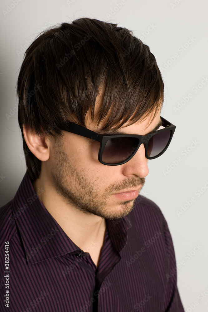 Young man in sunglasses