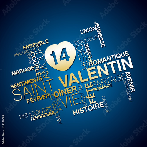 vecteur,mot image st valentin