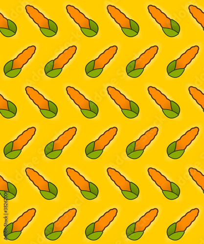 Seamless Corn Pattern