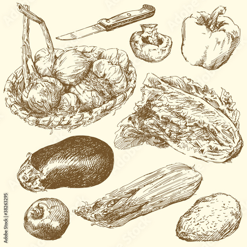greengrocery-hand drawn set