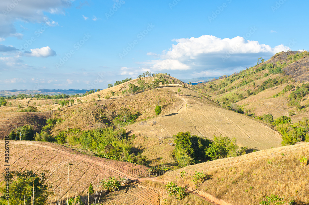 Fototapeta premium Mountains and sky