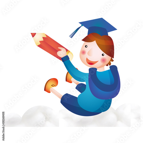 Happy learning children