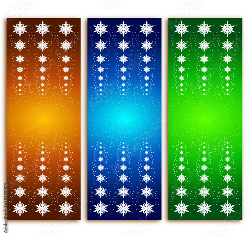 bannière noel 3 couleurs