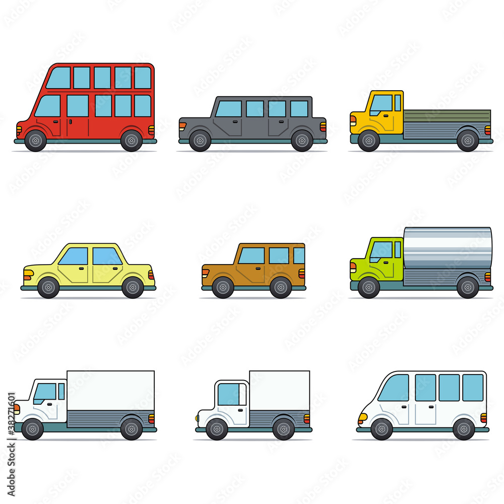 auto. vector illustration auto. vector illustration