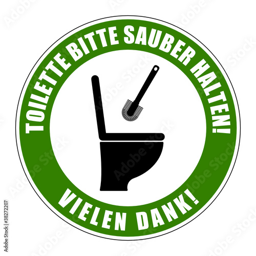 symbol toilette reinigen IV