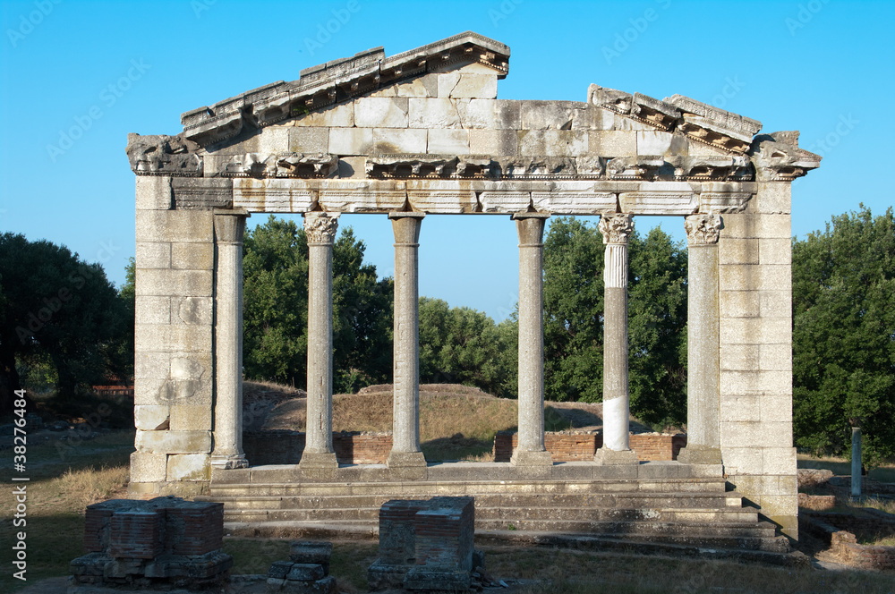 Obraz premium Temple Of Apollonia, Albania