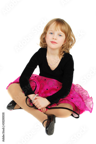 girl in elegant   dress