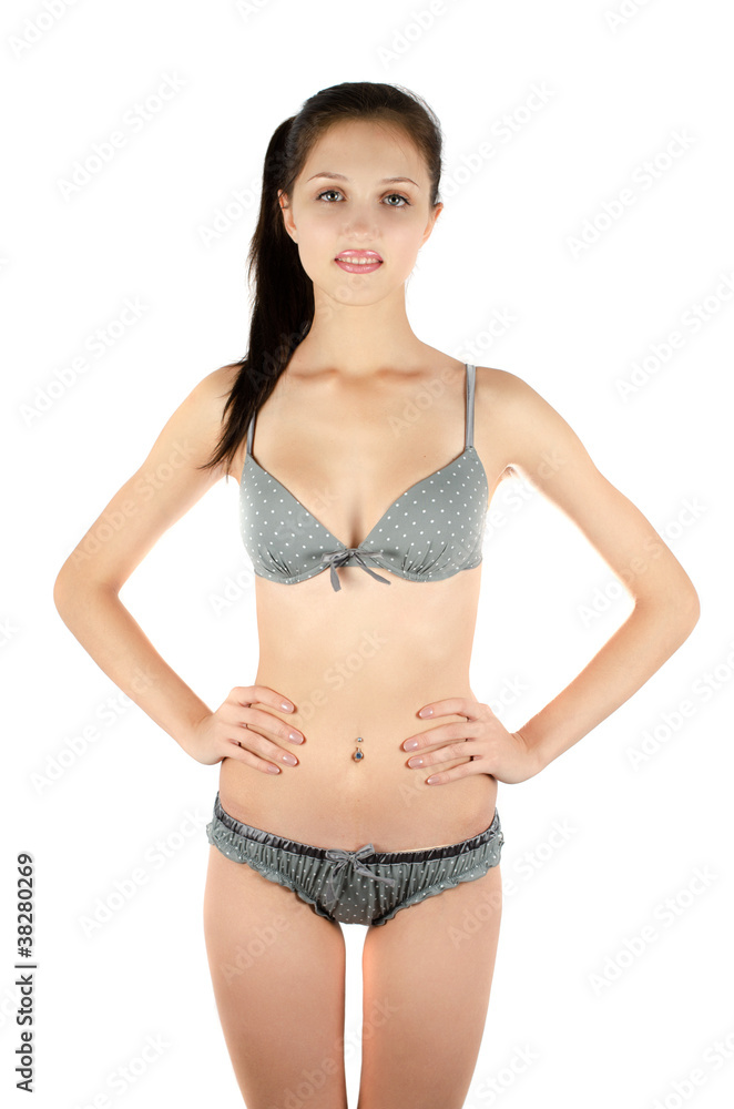 Beautiful girl in a underwear Beautiful girl in a underwear