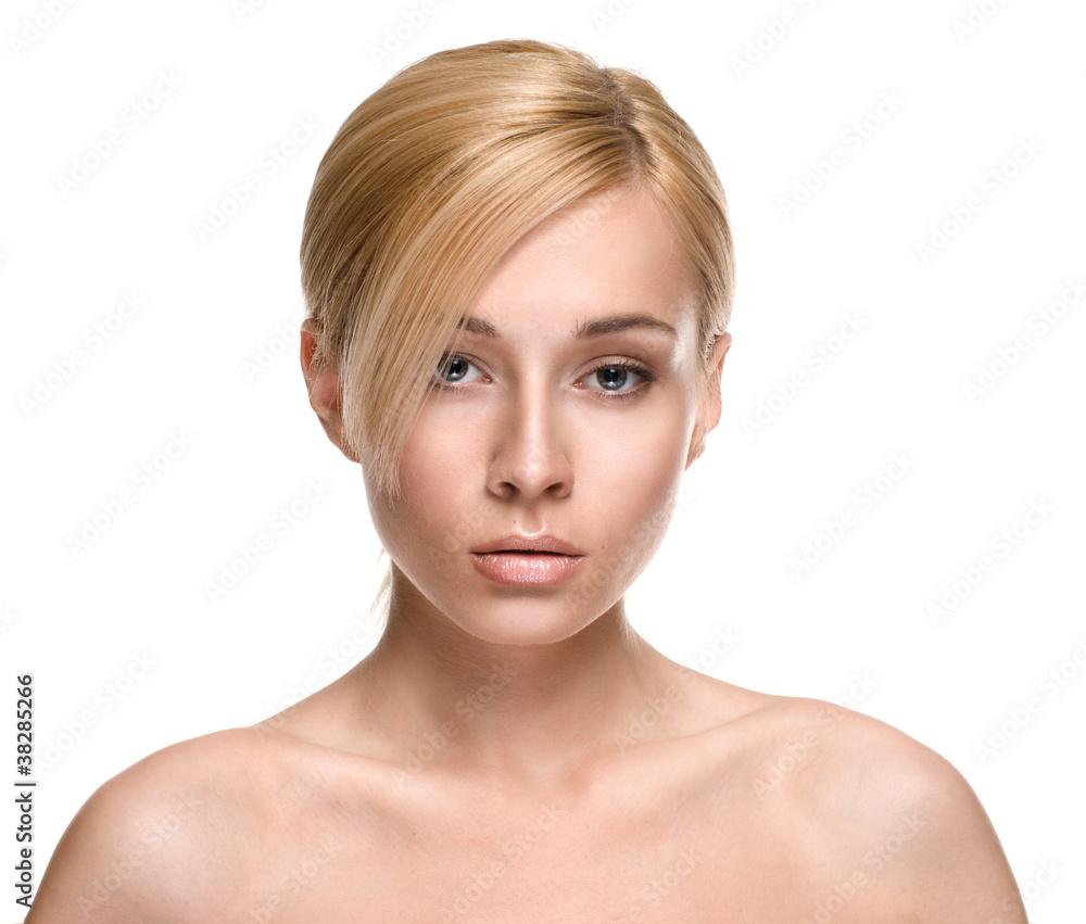 Portrait of a beautiful female model Portrait of a beautiful female model