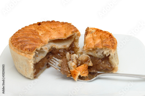 Meat pie closeup