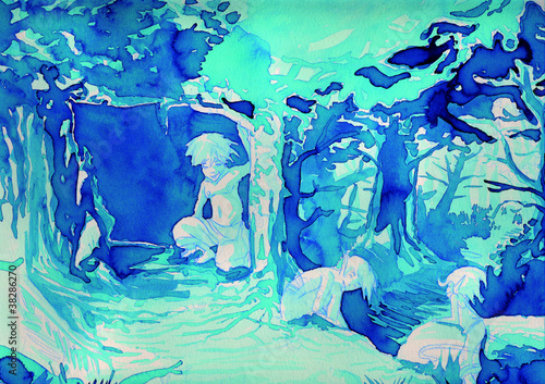 Obraz na plátně lutin