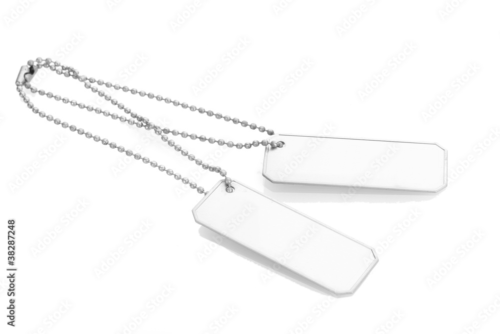 Fototapeta premium Army badges isolated on white