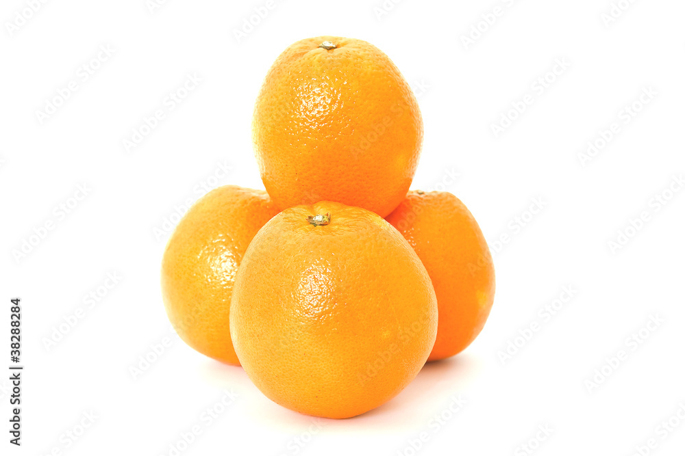 orange isolated on a white background . orange isolated on a white background .