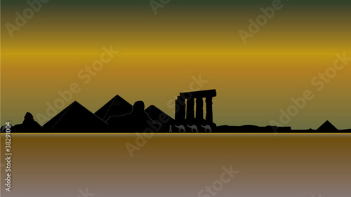 luxor skyline egypt