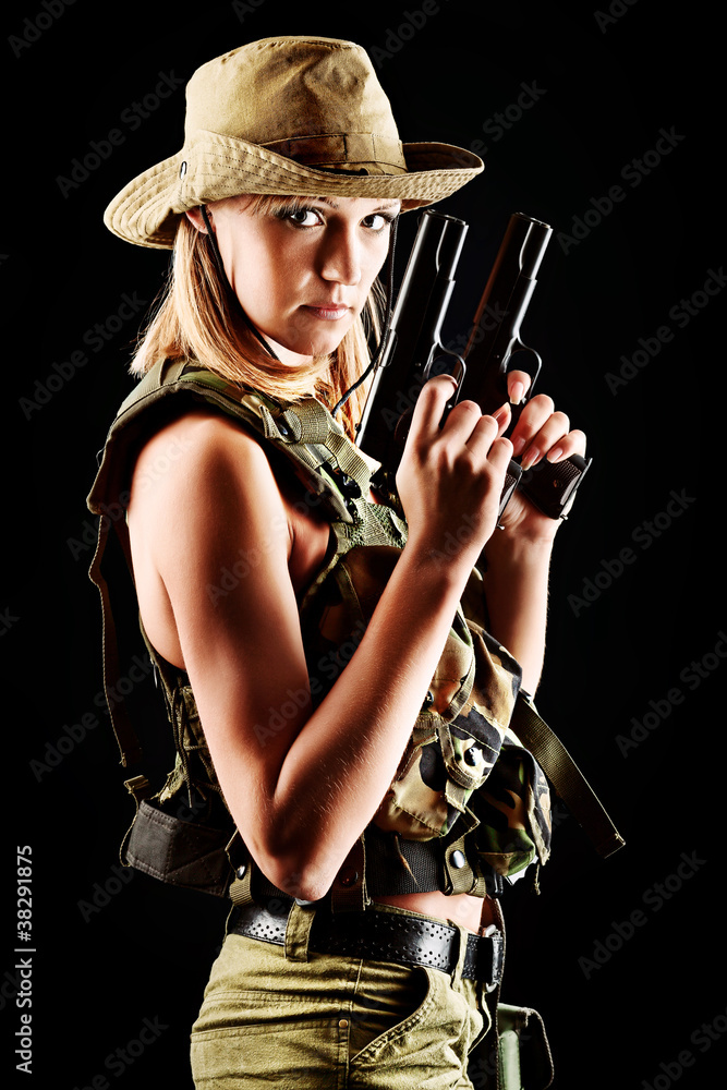 Fototapeta premium khaki uniform