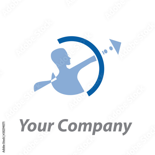 Logo abstract Archer # Vector