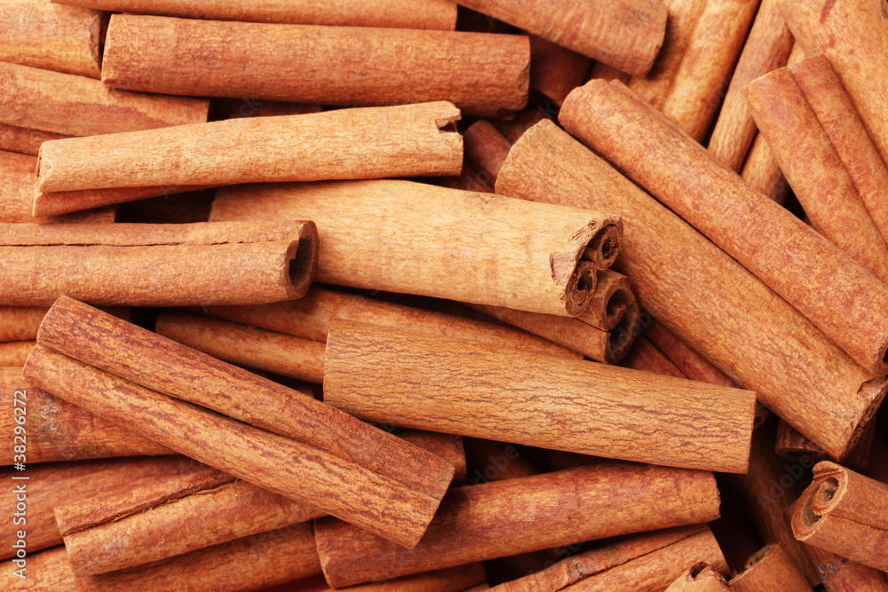 Cinnamon sticks closeup Cinnamon sticks closeup