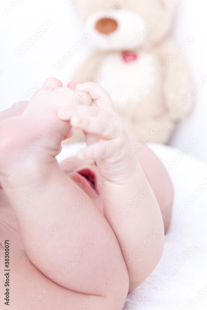 Naklejka premium baby finger