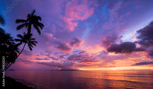 Amazing Sunset in Hawaii