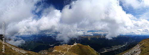 Caraiman Cross Panorama photo