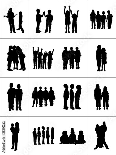 Kids Silhouettes