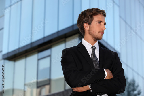 Wall Mural Handsome young executive