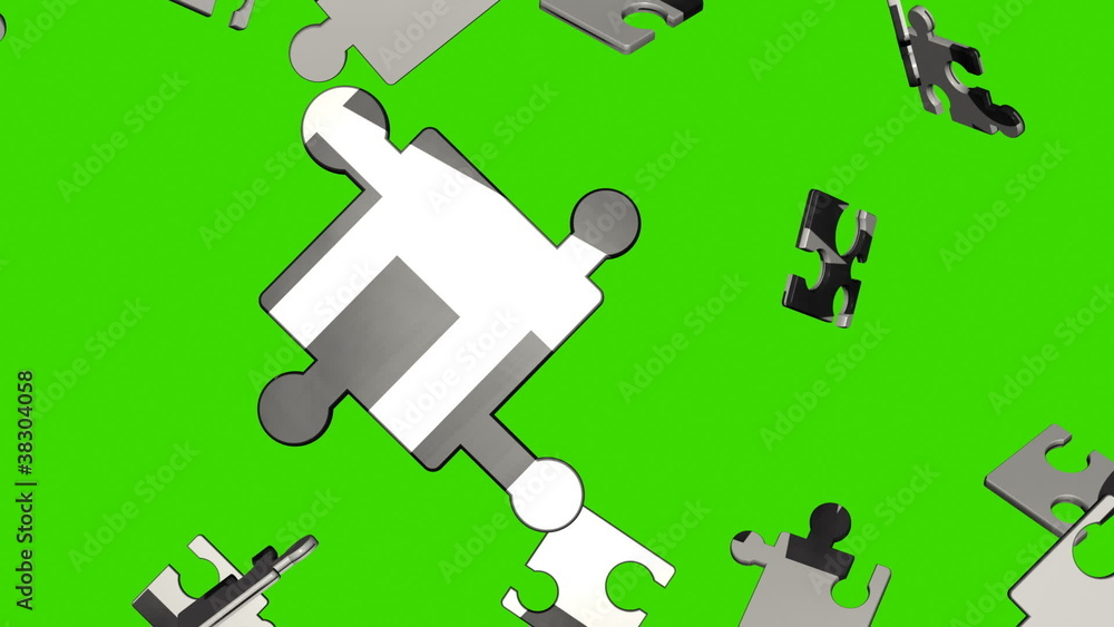 news Bill Puzzle (green screen, HD 1080, 30fps, 3d render) news Bill Puzzle (green screen, HD 1080, 30fps, 3d render)