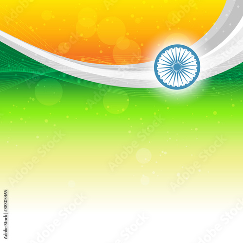 beautiful indian flag